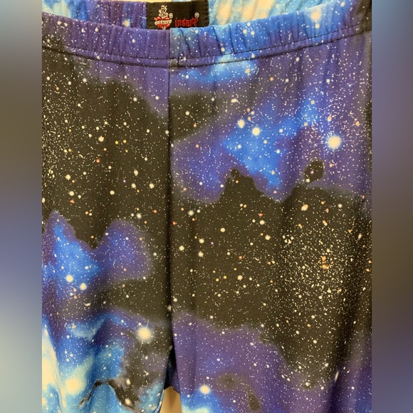 NWOT Leggings 3X Night Sky Pattern Super Stretchy And Comfy! - Picture 5 of 5